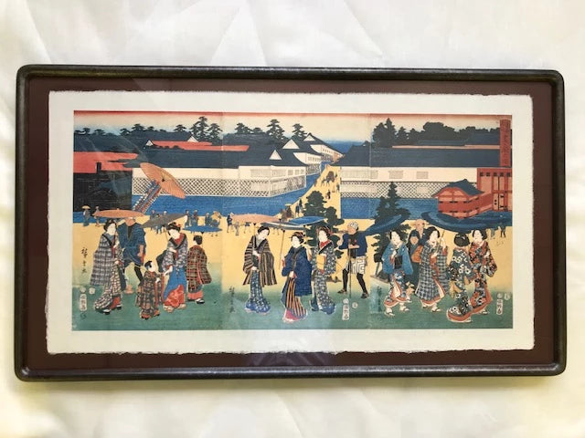 額-RAIKOU-3枚用<br>別売りの専用額縁(中の浮世絵は見本です)