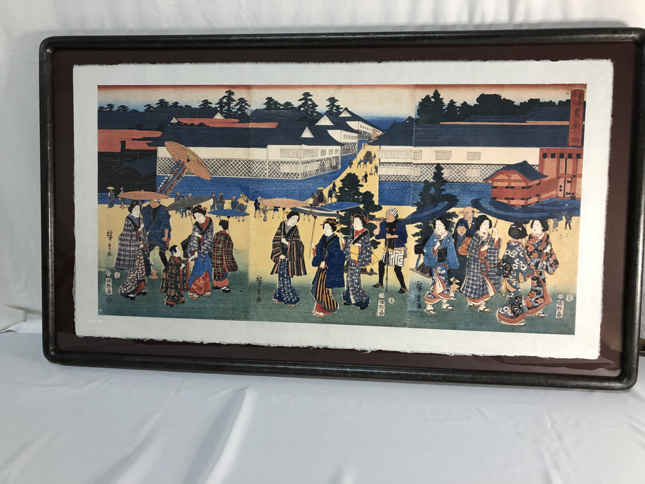 額-RAIKOU-3枚用<br>別売りの専用額縁(中の浮世絵は見本です)