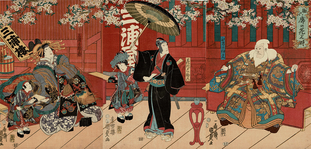 Kasanes Graphica “Agemaki Sukeroku” Kunisada Utagawa 2nd 1855