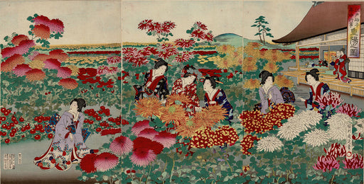 Kasanes Graphica “Edo Sunago yearly events, Choyo” Chikanobu Yoshu 1885
