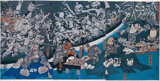 Kasanes Graphica “Yorimitsu Minamoto met Tsuchigumo Yokai” Kuniyoshi Utagawa 1841